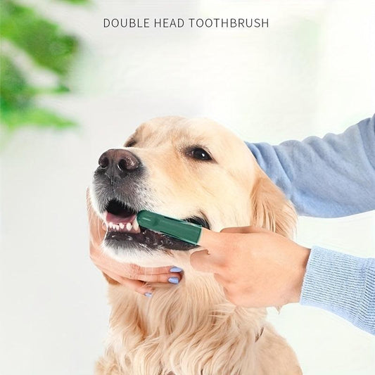 8pcs Pet Toothbrush Set for Oral Cleaning Cat & Dog Finger Toothbrush