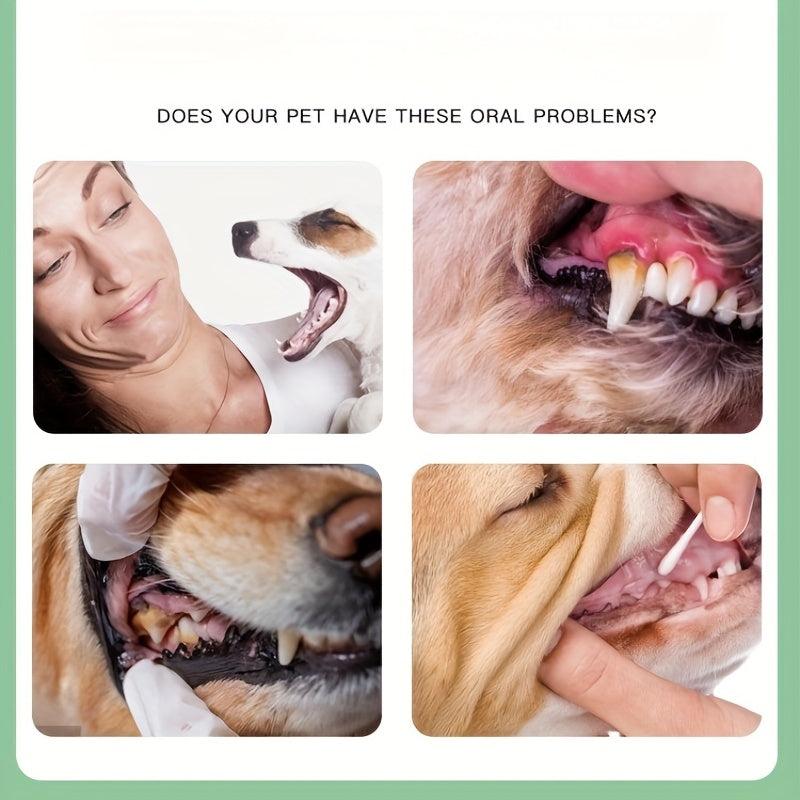 8pcs Pet Toothbrush Set for Oral Cleaning Cat & Dog Finger Toothbrush