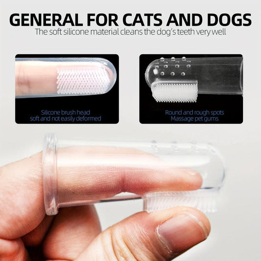 Double Heads Dog Toothbrush Teeth Cleaning Bad Breath Care Tooth Brush