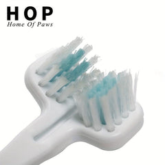 Pet Double Head Toothbrush Dog Oral Cleaning Brush Soft Bristle Dental Care