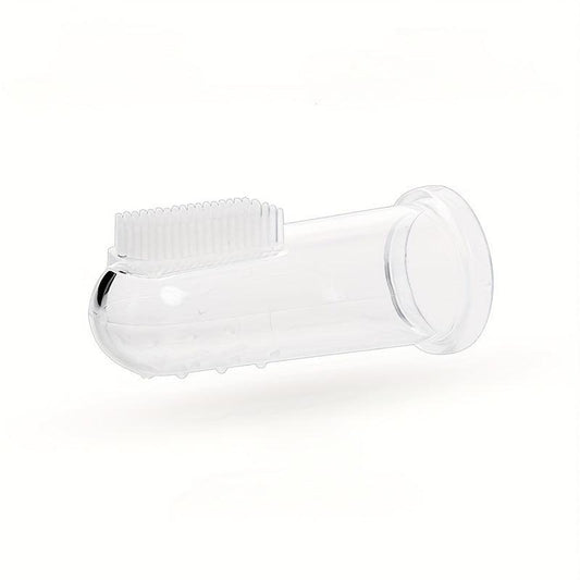 10pcs Silicone Fingertip Pet Toothbrush For Dog & Cat