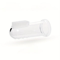 10pcs Silicone Fingertip Pet Toothbrush For Dog & Cat