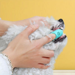 2pcs Pet Silicone Finger Toothbrush Soft Bristle Dental Care for Cats and Dogs