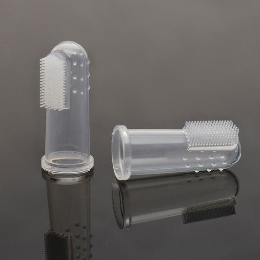 Soft Silicone Dog Finger Toothbrush for Dental Cleaning
