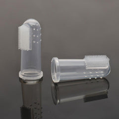 Soft Silicone Dog Finger Toothbrush for Dental Cleaning