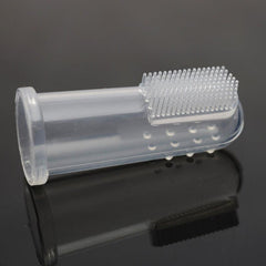 Soft Silicone Dog Finger Toothbrush for Dental Cleaning