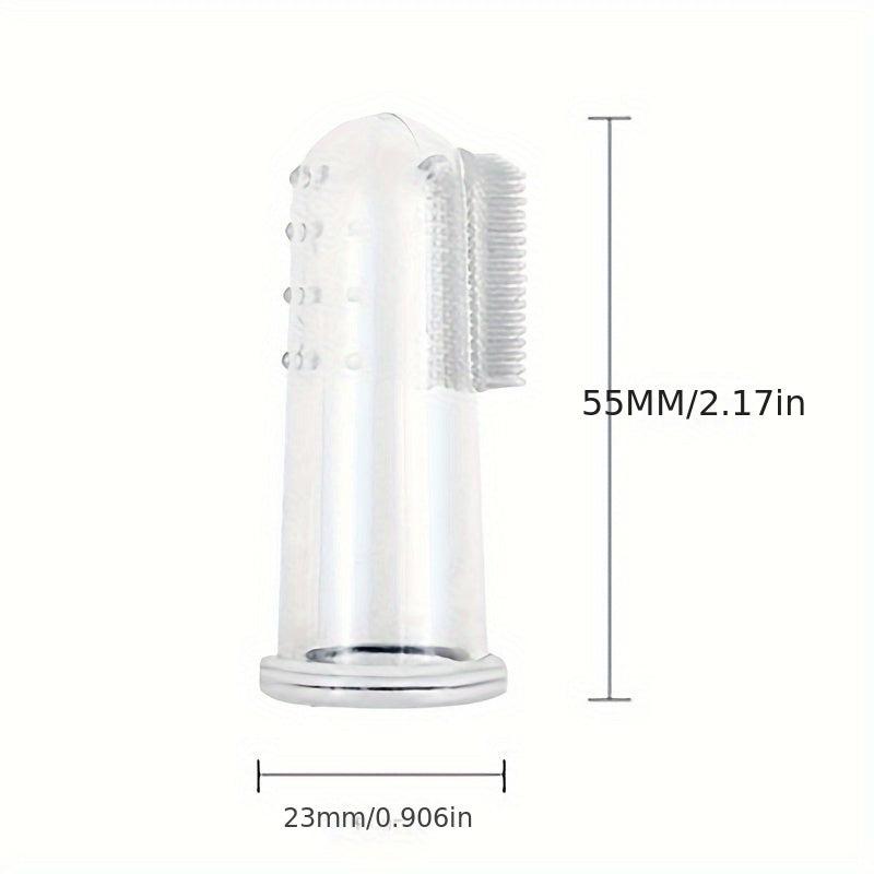 Soft Silicone Dog Finger Toothbrush for Dental Cleaning