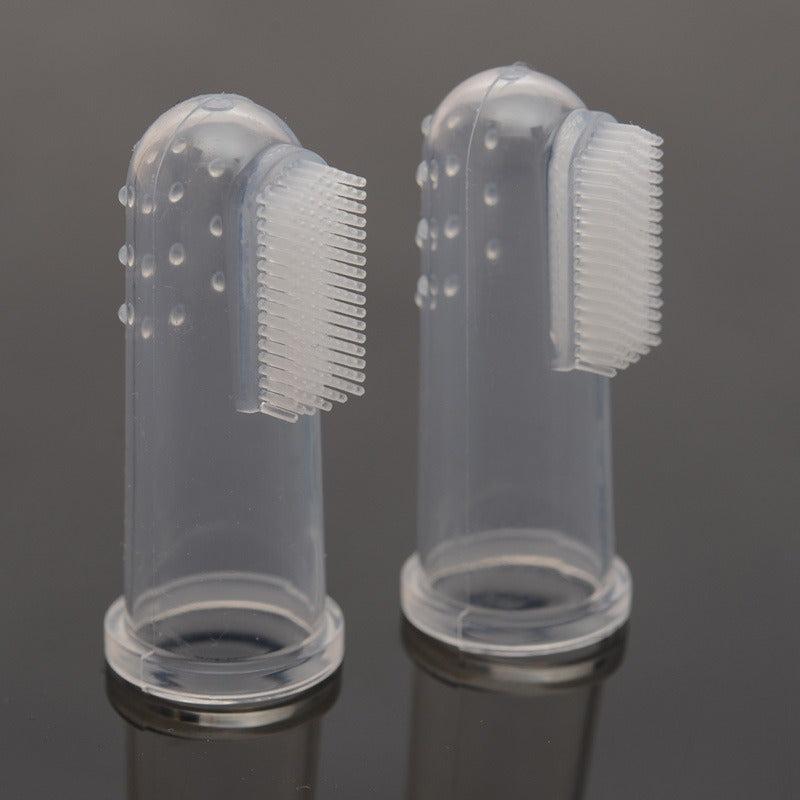 Soft Silicone Dog Finger Toothbrush for Dental Cleaning