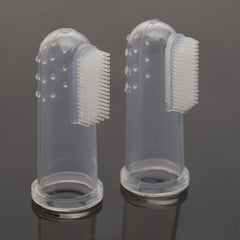 Soft Silicone Dog Finger Toothbrush for Dental Cleaning