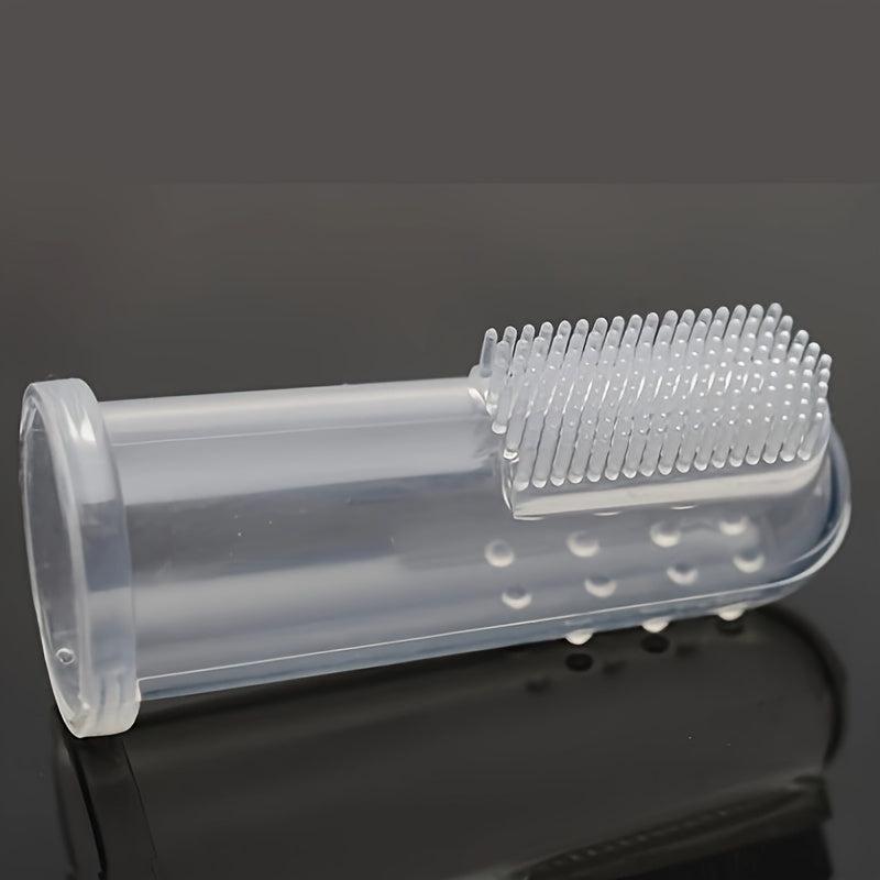 Soft Silicone Dog Finger Toothbrush for Dental Cleaning