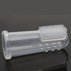 Soft Silicone Dog Finger Toothbrush for Dental Cleaning