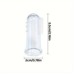 5pcs Dog Toothbrush Finger Cover Dental Care