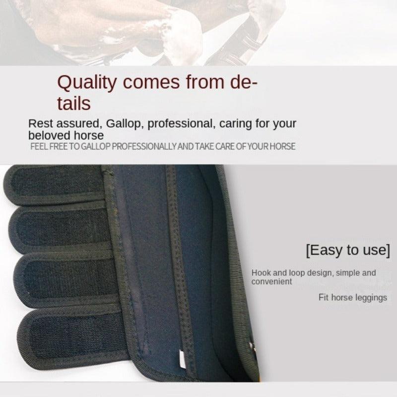 1pc Horse Leg Protector Soft Anti-collision Horseshoe Protection
