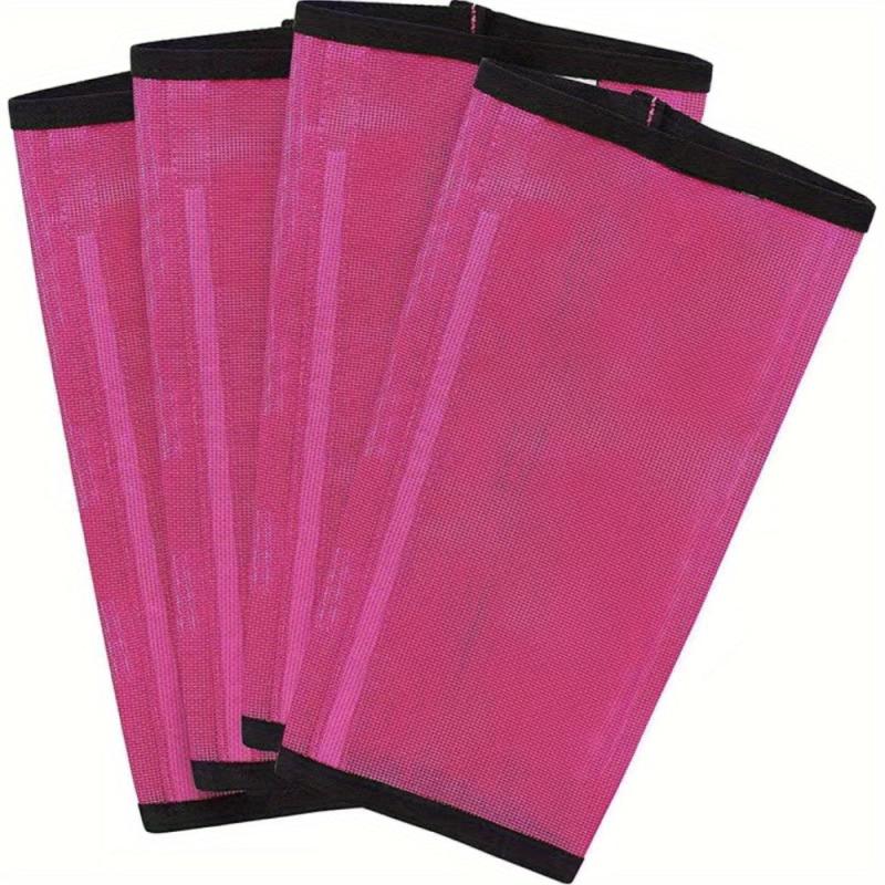 4pcs Mesh Fly Boots for Horse Non Slip Horse Fly Leg Wraps