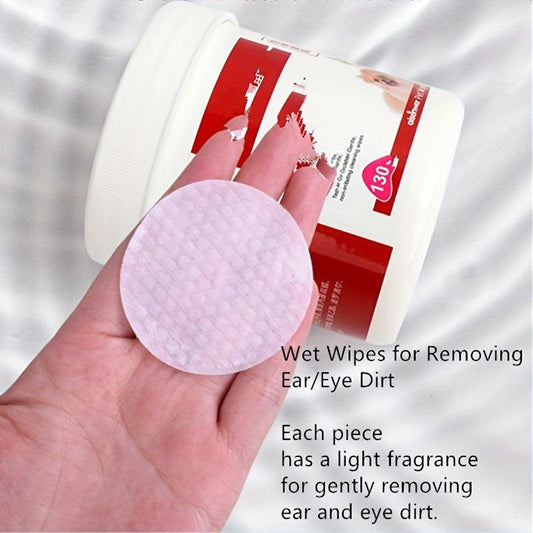 130pcs Pet Eye Cleaning Wipes Tear Stain Remover Dogs Cats Eye Pads