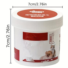 130pcs Pet Eye Cleaning Wipes Tear Stain Remover Dogs Cats Eye Pads