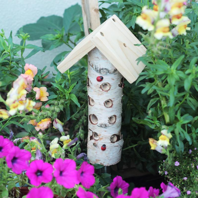 Wooden Insect House Bee Hotel Hanging Insect Hotel For Bee Butterfly Ladybirds