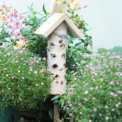 Wooden Insect House Bee Hotel Hanging Insect Hotel For Bee Butterfly Ladybirds