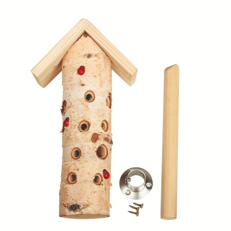 Wooden Insect House Bee Hotel Hanging Insect Hotel For Bee Butterfly Ladybirds
