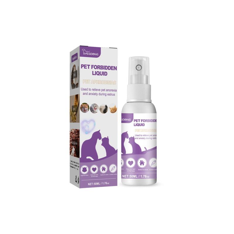 50ml Pet Forbidden Liquid for Estrus and Anxiety Spray Cats & Dogs