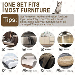 5pcs Cat Scratch Furniture Protectors Double Sided Sofa Sticky Tape