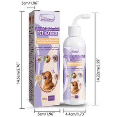 Pet Ear Cleaning Solution - Odor Relief - With 10pcs