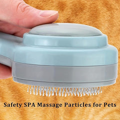 Self Cleaning Cat Grooming Brush for Dogs and Cats - Massages and Detangles