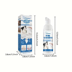 Pet Tartar Remover Foam for Yellow Teeth 60ml