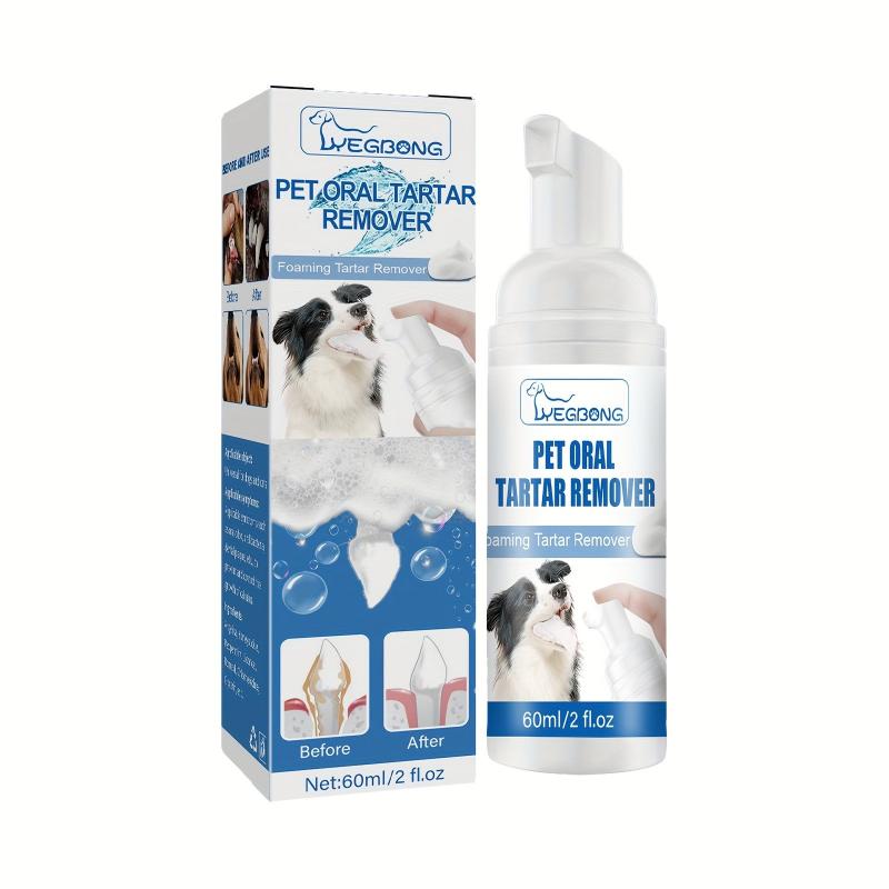 Pet Tartar Remover Foam for Yellow Teeth 60ml