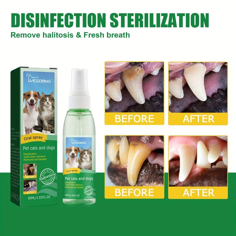 30ml Oral Dog Spray Freshens Breath and Removes Tartar