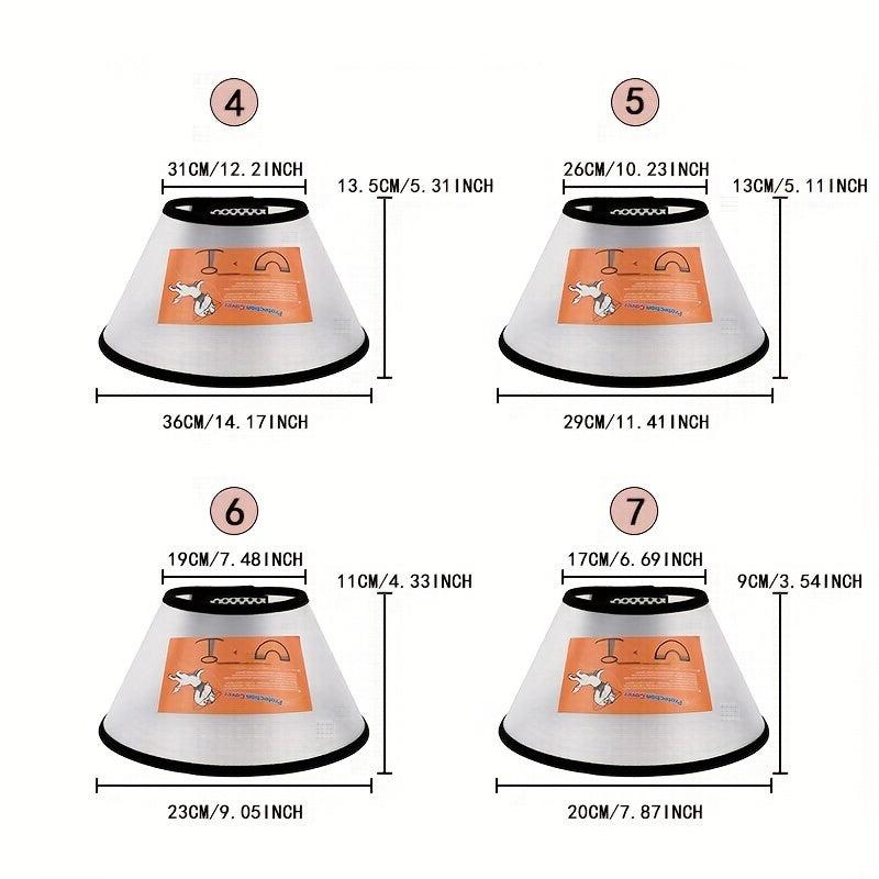Adjustable Cat Cone Collar Anti Lick Bite Protective Collar