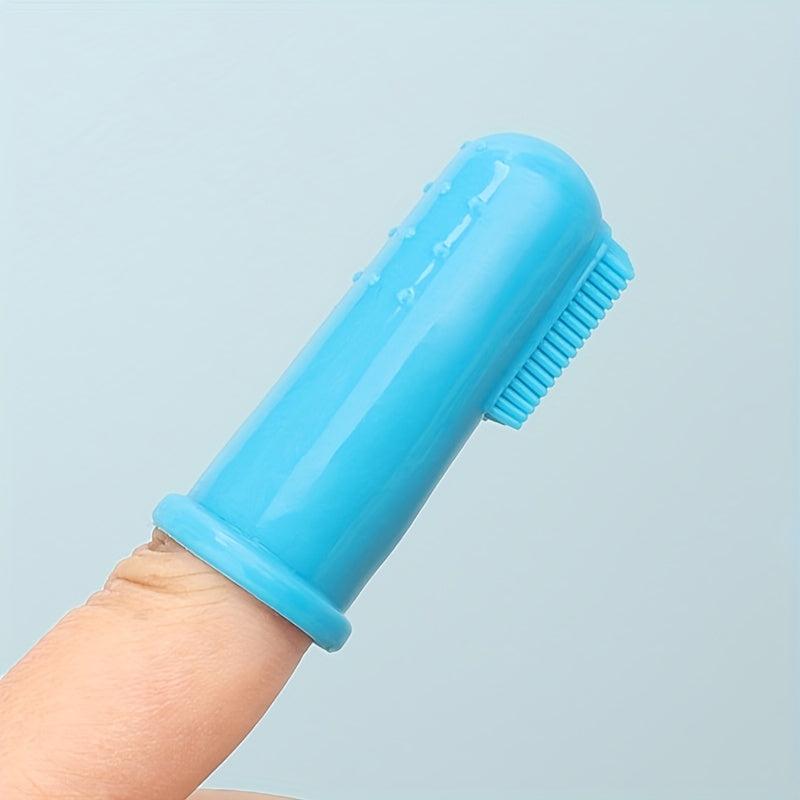 4pcs Set Pet Toothbrushes Soft Bristle Dog Finger Toothbrushes