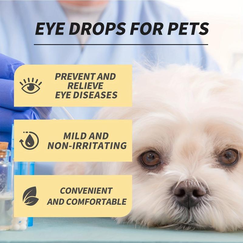Pet Eye Cleaning Tool Gentle Dog Eye Wash Drops Pet Tear Stain Remover