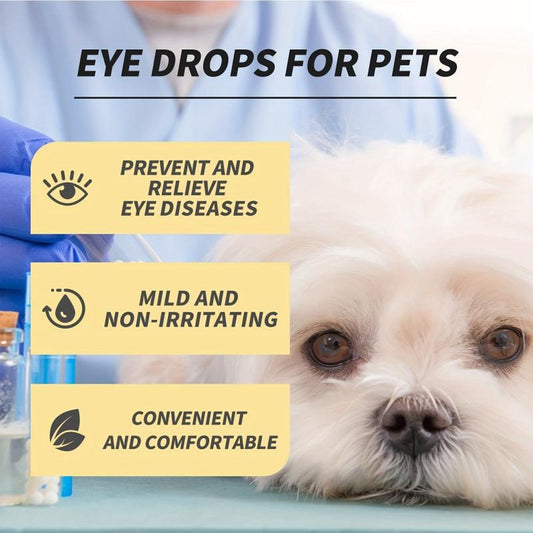 Pet Eye Cleaning Tool Gentle Dog Eye Wash Drops Pet Tear Stain Remover