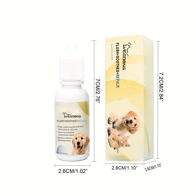 Pet Eye Cleaning Tool Gentle Dog Eye Wash Drops Pet Tear Stain Remover