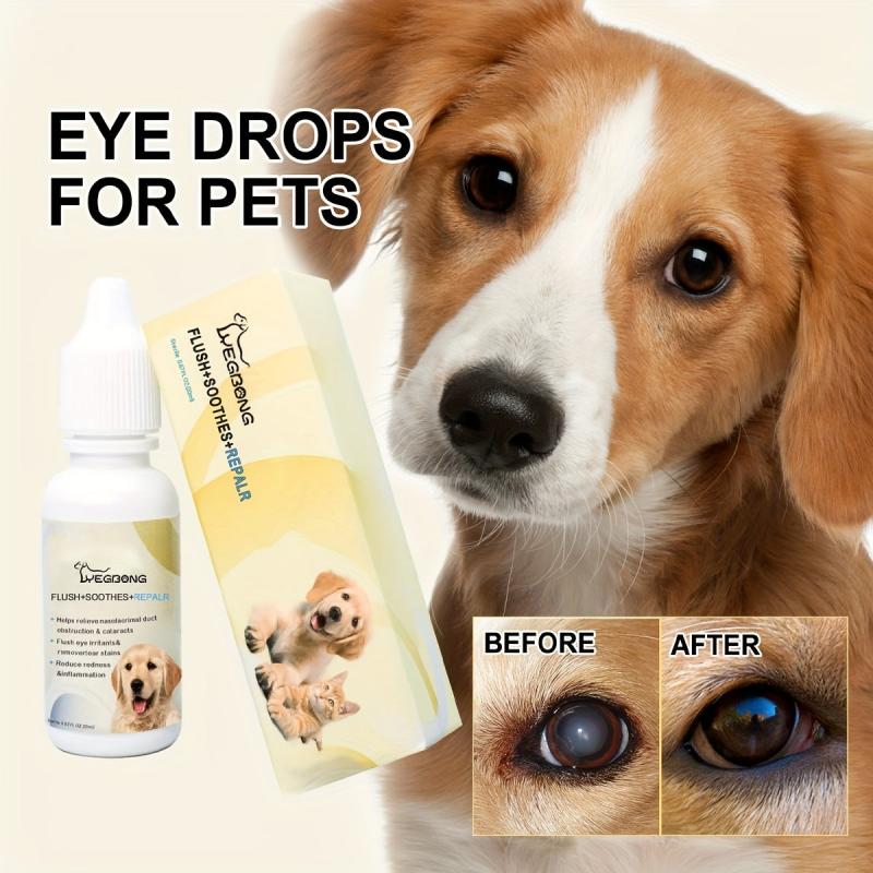 Pet Eye Cleaning Tool Gentle Dog Eye Wash Drops Pet Tear Stain Remover