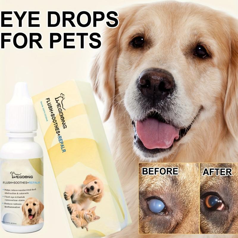 Pet Eye Cleaning Tool Gentle Dog Eye Wash Drops Pet Tear Stain Remover