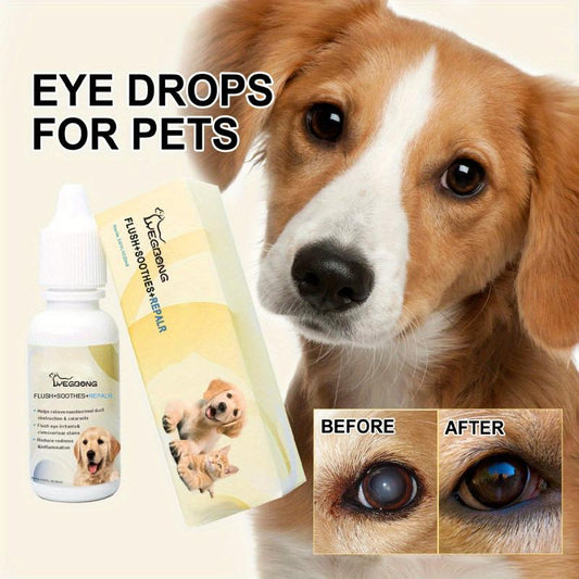 Pet Eye Cleaning Tool Gentle Dog Eye Wash Drops Pet Tear Stain Remover