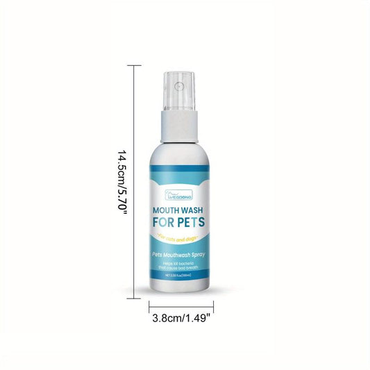 Pet Oral Cleaning Spray Dog Bad Breath Removal Yellow Teeth Cleaning Supplies