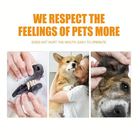 Dog Dental Care Tartar Reducing Finger Wipes