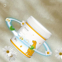 50pcs Dog Toothbrush Pet Finger Cover Dental Wipes for Teeth