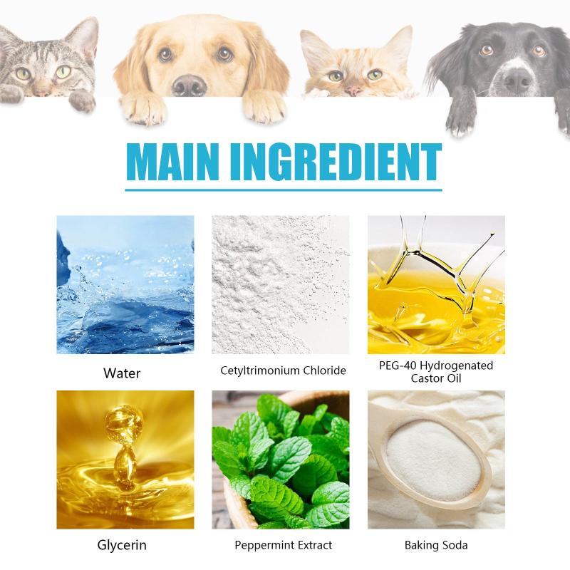 50pcs Pet Toothbrush Finger Cover Dog Dental Wipes