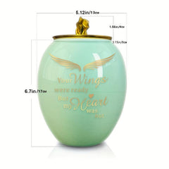 Ceramic Pet Urn Dog Ashes Container Memorial Cremation Urns Cats Ashes Keepsake