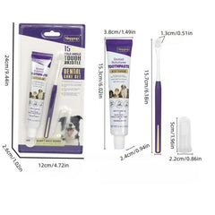 Beef Flavor Pet Toothpaste & Toothbrush Set