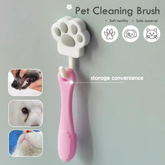 4pcs Silicone Fingertip Pet Toothbrush Dog Cat Oral Care