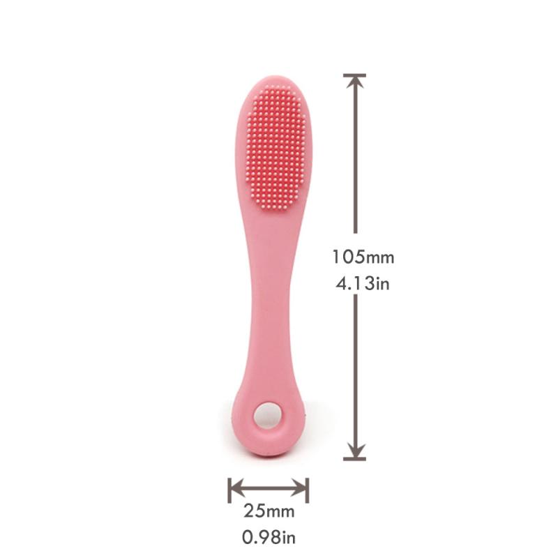 4pcs Silicone Fingertip Pet Toothbrush Dog Cat Oral Care