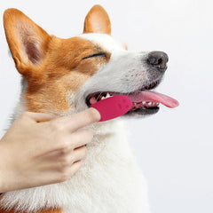 4pcs Silicone Fingertip Pet Toothbrush Dog Cat Oral Care