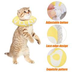 Cat Cone Collar Soft Recovery Collar Adjustable Healing Elizabeth Collar