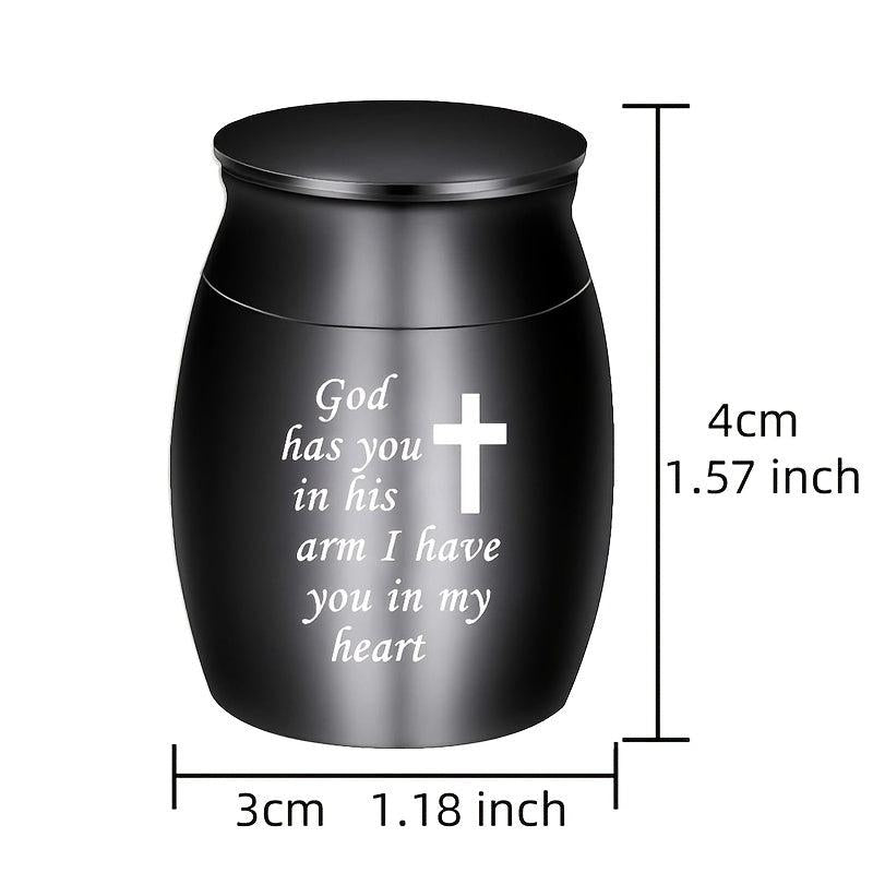 Small Cremation Urn Jar Holder Keepsake For Human Pet Ashes Memorial