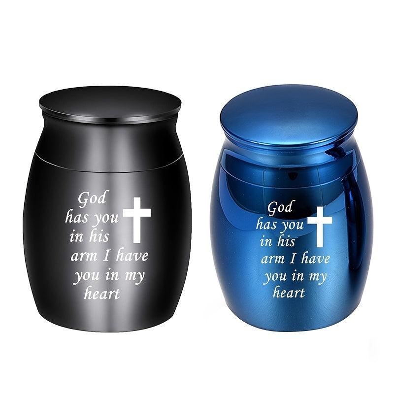 Small Cremation Urn Jar Holder Keepsake For Human Pet Ashes Memorial